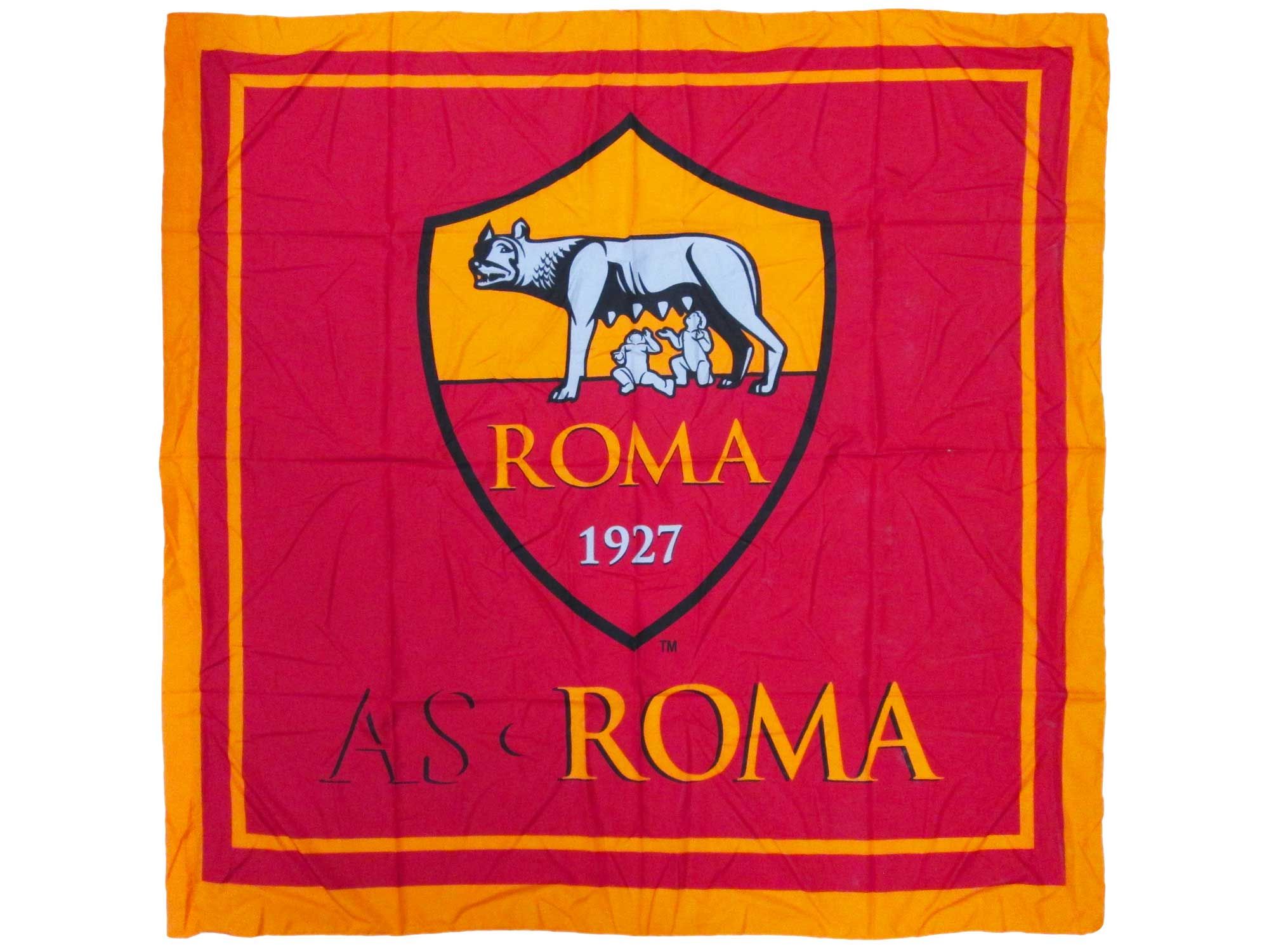 AS Rím - AS Roma vlajka červená 140 x 140 cm