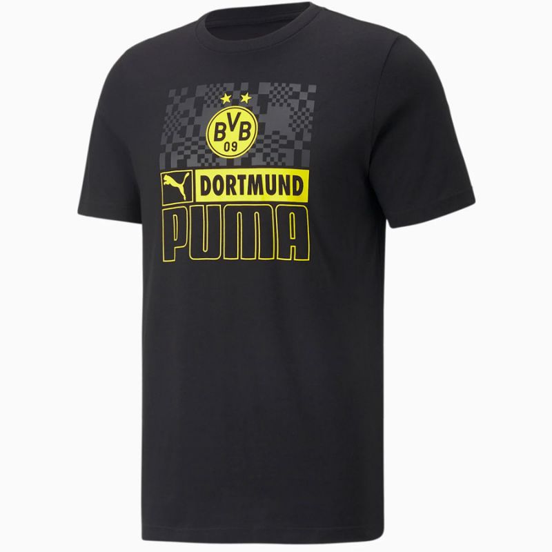 Puma Borussia Dortmund BVB 09 tričko čierne pánske - SKLADOM