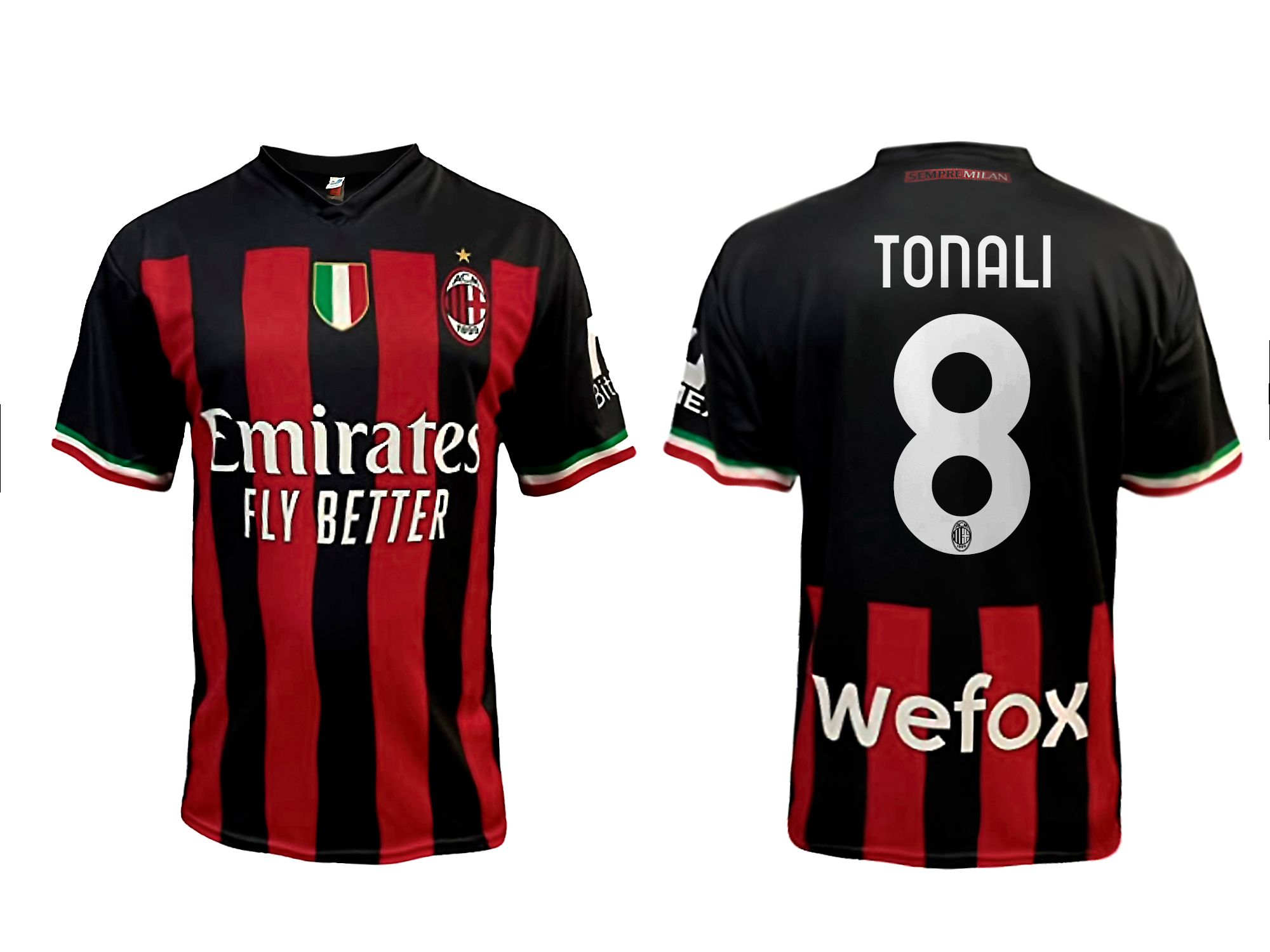 AC Miláno (AC Milan) TONALI dres detský (2022-2023) - oficiálna replika -SKLADOM