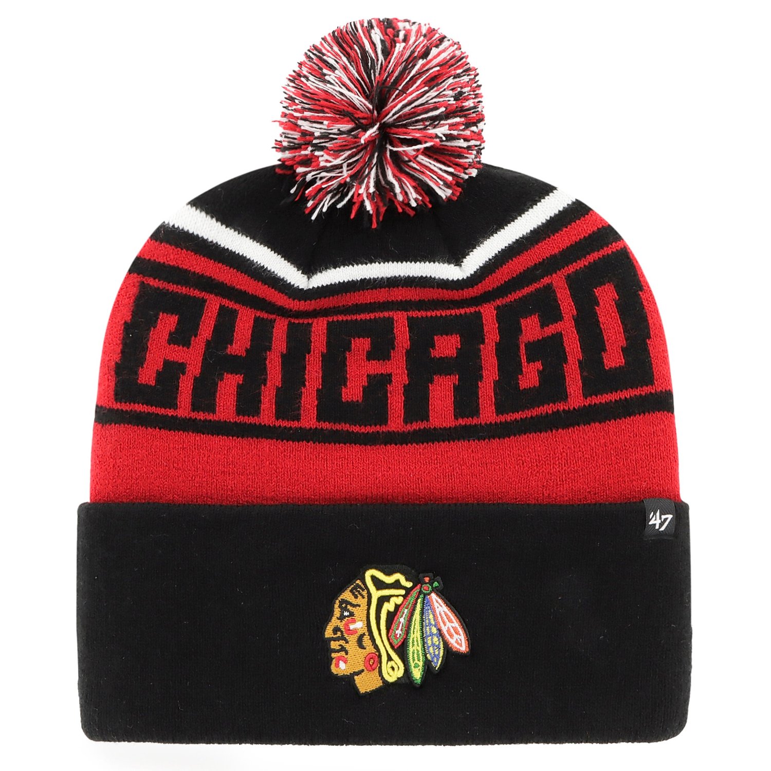 '47 Brand Chicago Blackhawks pletená zimná čiapka - SKLADOM