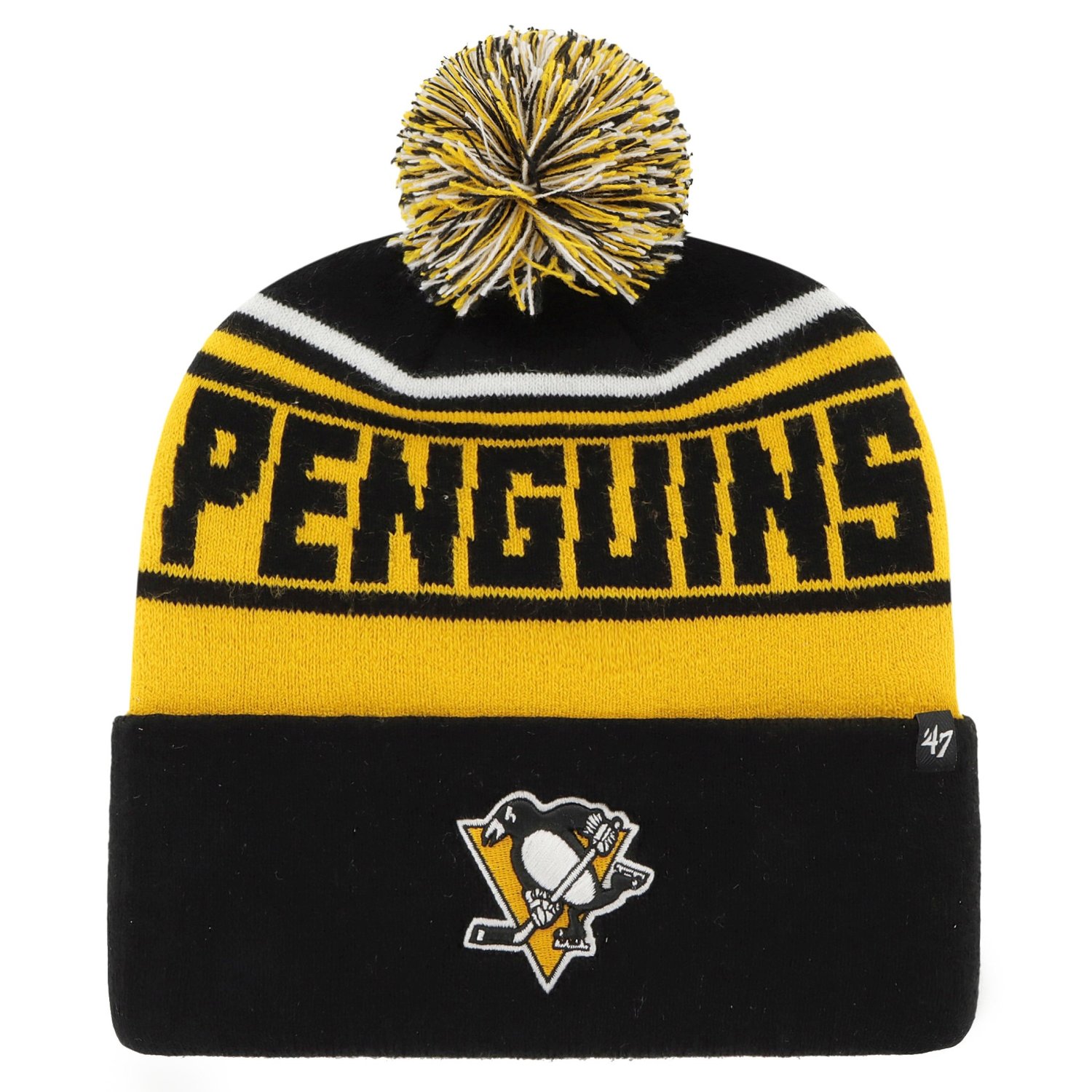 '47 Brand Pittsburgh Penguins pletená zimná čiapka - SKLADOM