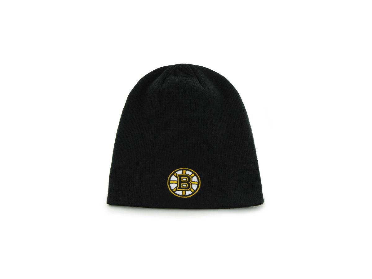 '47 Brand Boston Bruins pletená zimná čiapka čierna