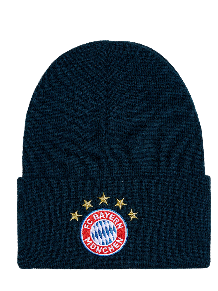 FC Bayern München - Bayern Mníchov zimná čiapka tmavomodrá detská - SKLADOM