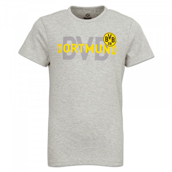 Borussia Dortmund BVB 09 tričko šedé detské - SKLADOM