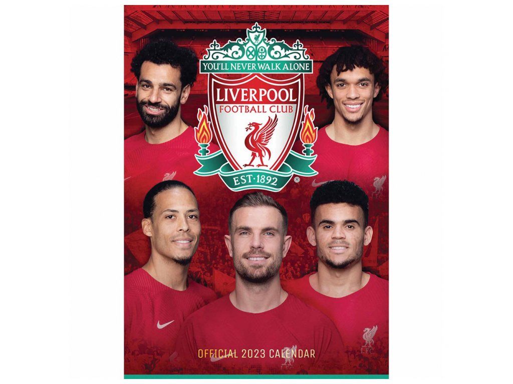 Liverpool FC nástenný kalendár 2023 - SKLADOM