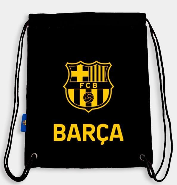 FC Barcelona taška na chrbát / vrecko na prezúvky čierne - SKLADOM