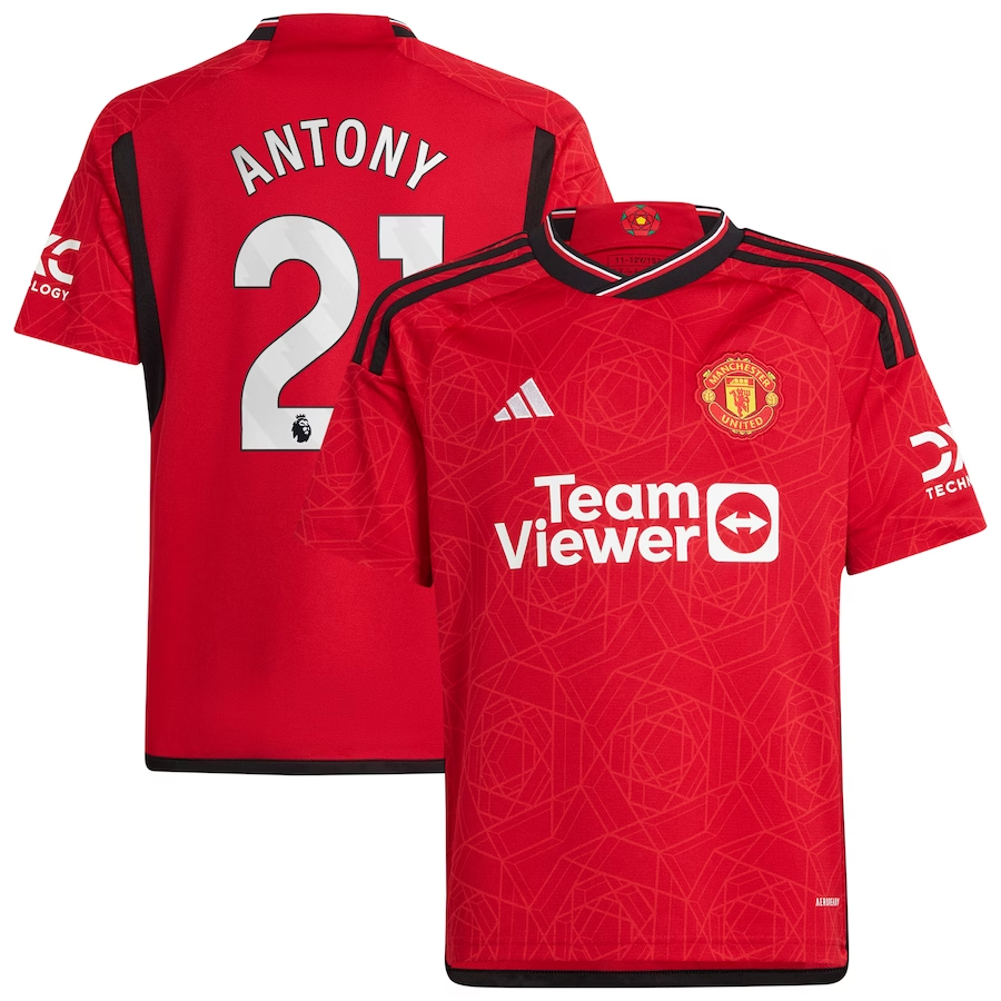 Adidas Manchester United Antony dres detský (2023-2024) domáci 