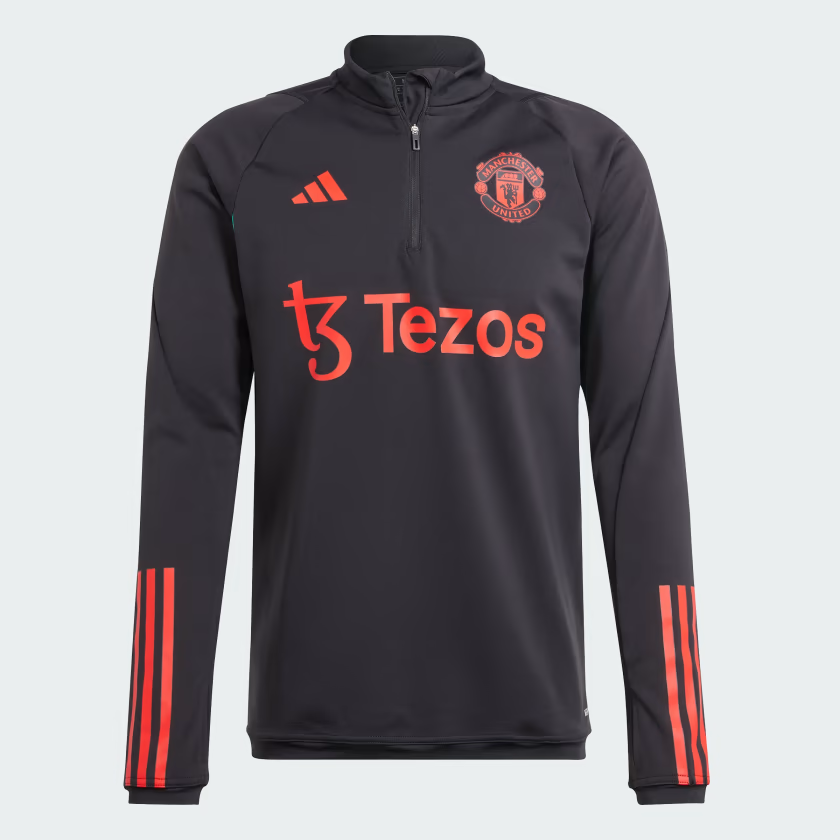 Adidas Manchester United tréningová mikina čierna pánska
