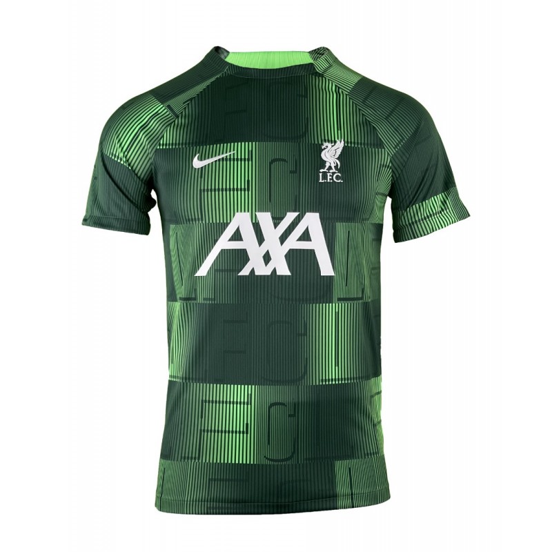 Nike Liverpool FC predzápasový dres zelený pánsky 2023-2024
