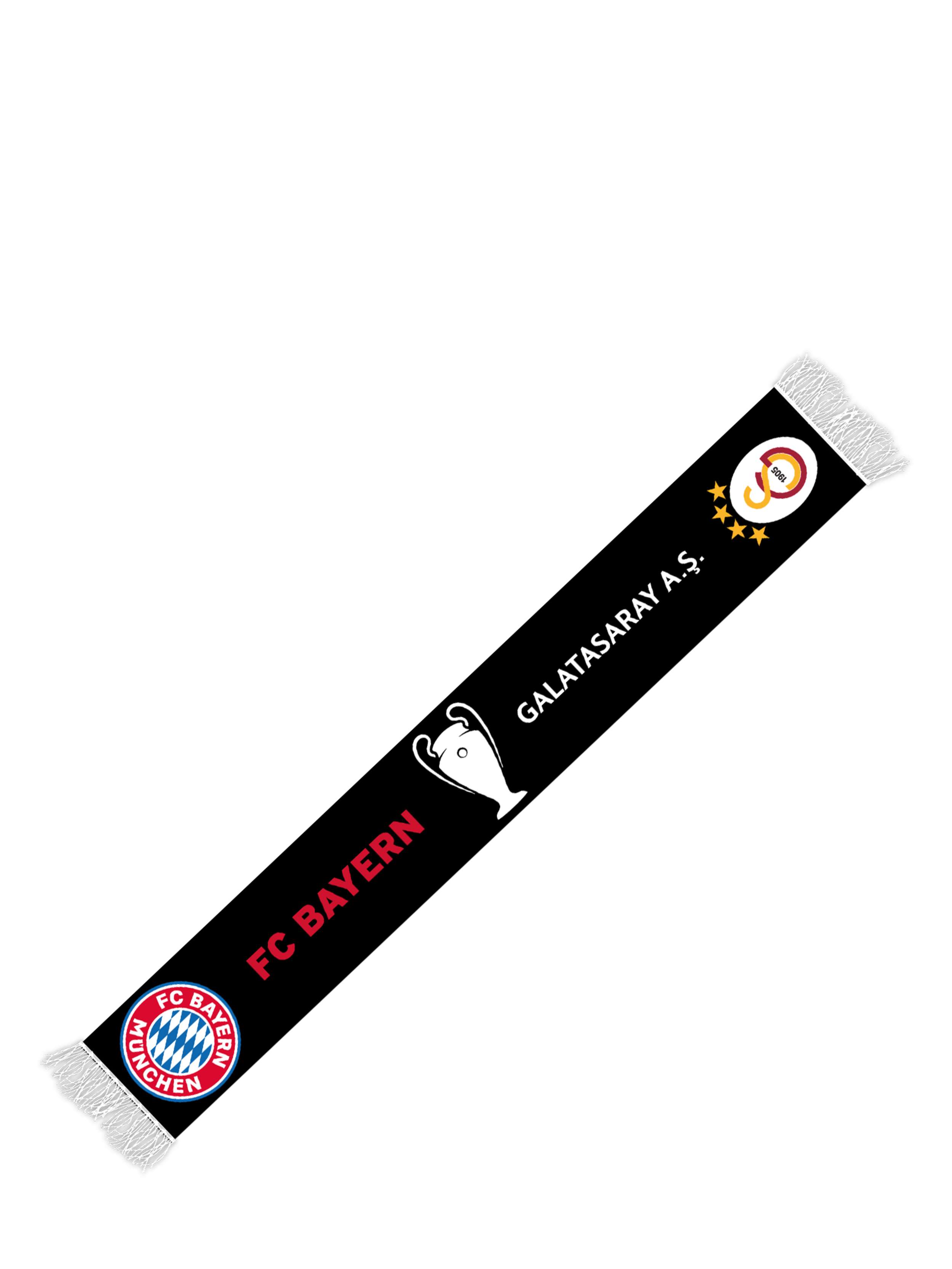 FC Bayern Mníchov vs Galatasaray SK UEFA Champions League pletený šál 2023