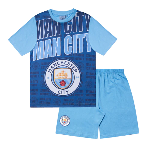 Manchester City pyžamo modré detské - SKLADOM