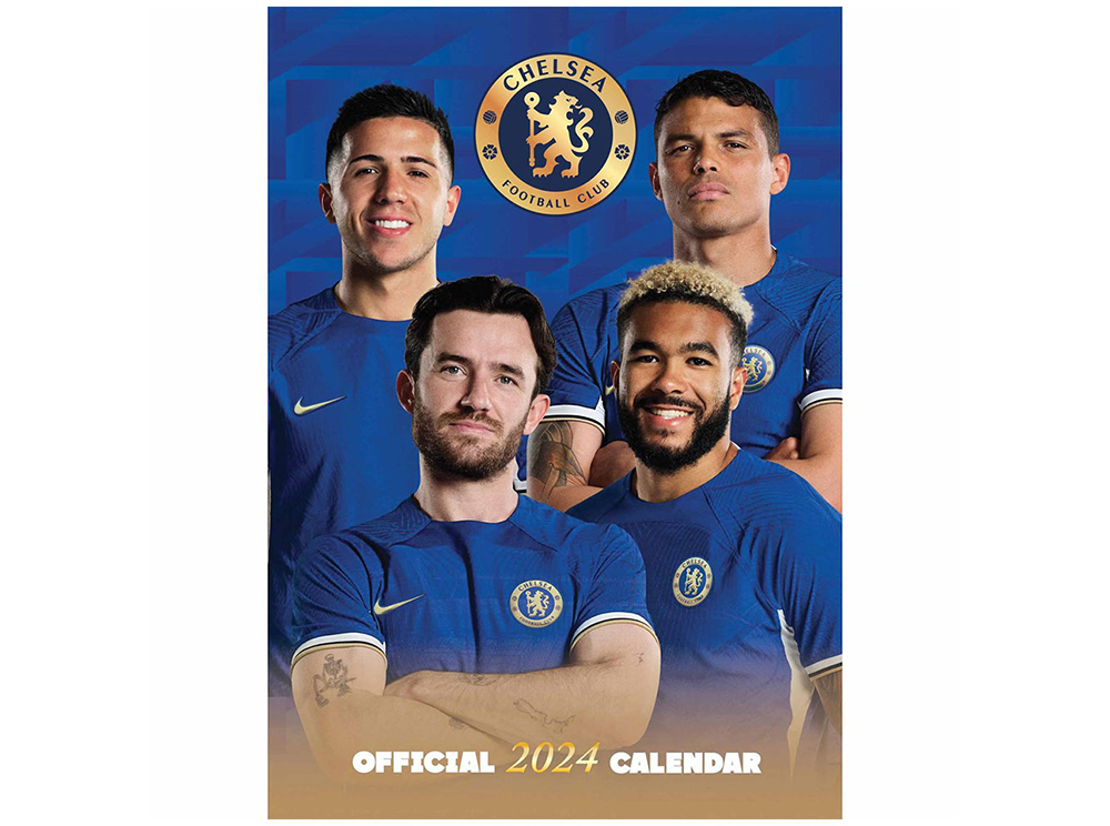 Chelsea FC nástenný kalendár 2024 - SKLADOM