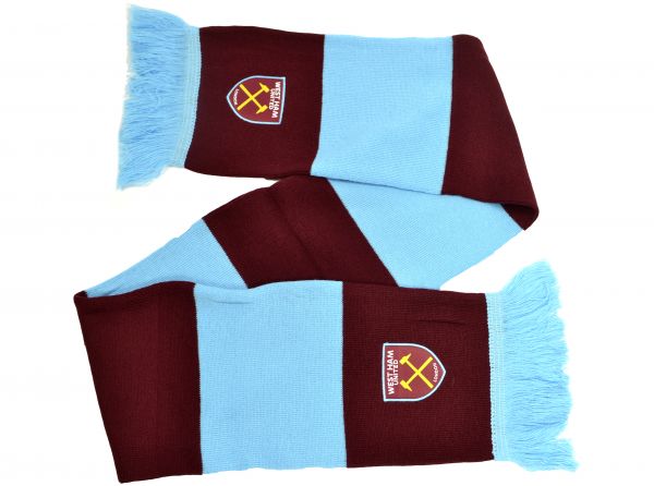 West Ham United FC pletený šál