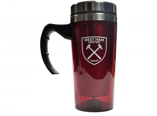 West Ham United FC cestovný termohrnček bordový