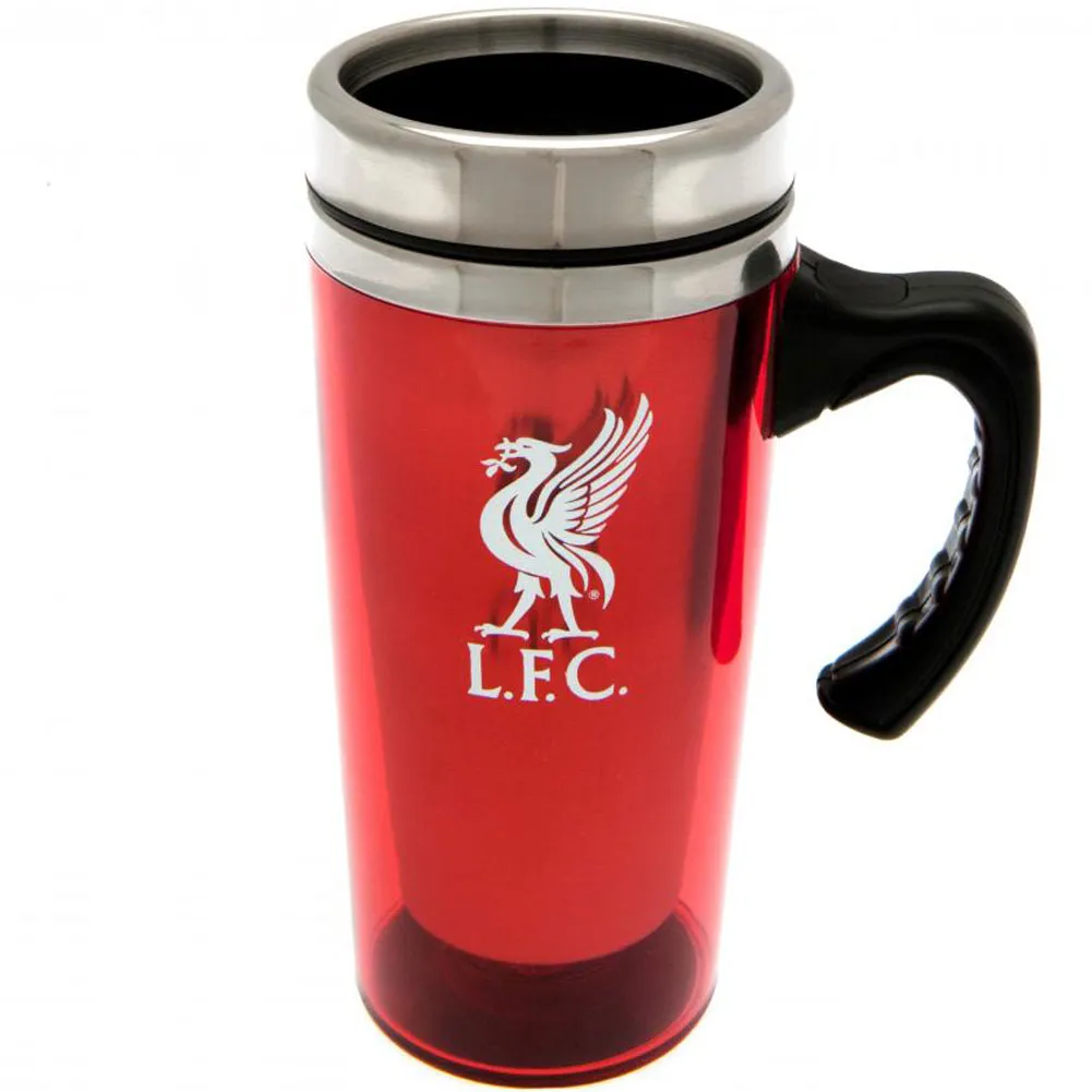 Liverpool FC cestovný termohrnček červený