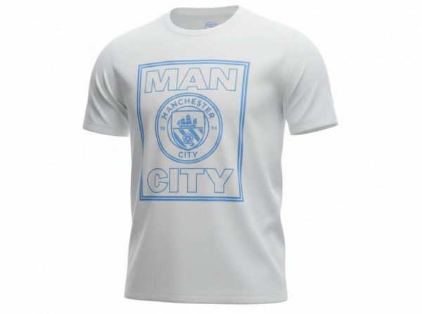 Manchester City tričko biele pánske - SKLADOM
