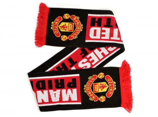 Manchester United pletený šál