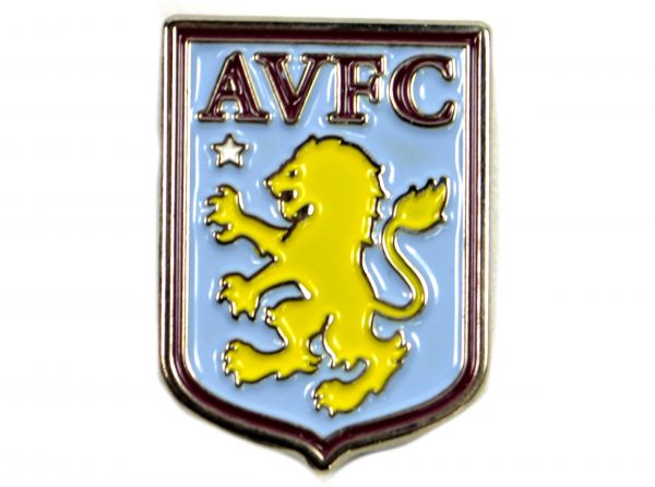 Aston Villa FC pripínací kovový odznak