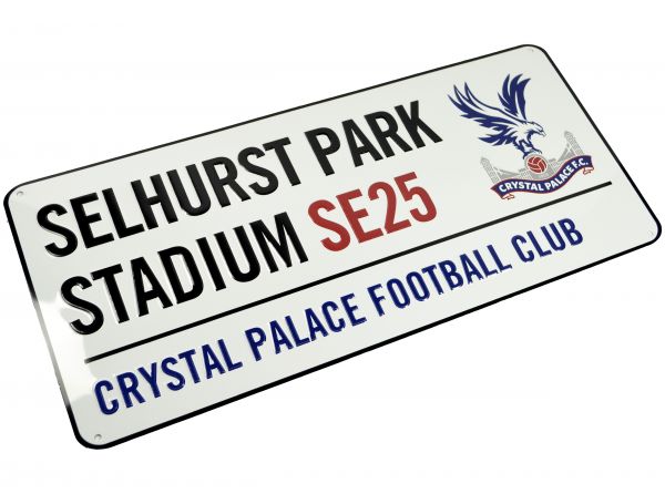 Crystal Palace FC kovová značka