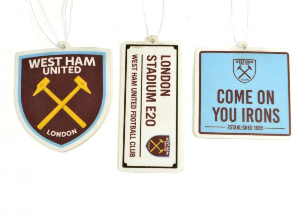 West Ham United FC osviežovač vzduchu (3 ks v balení)