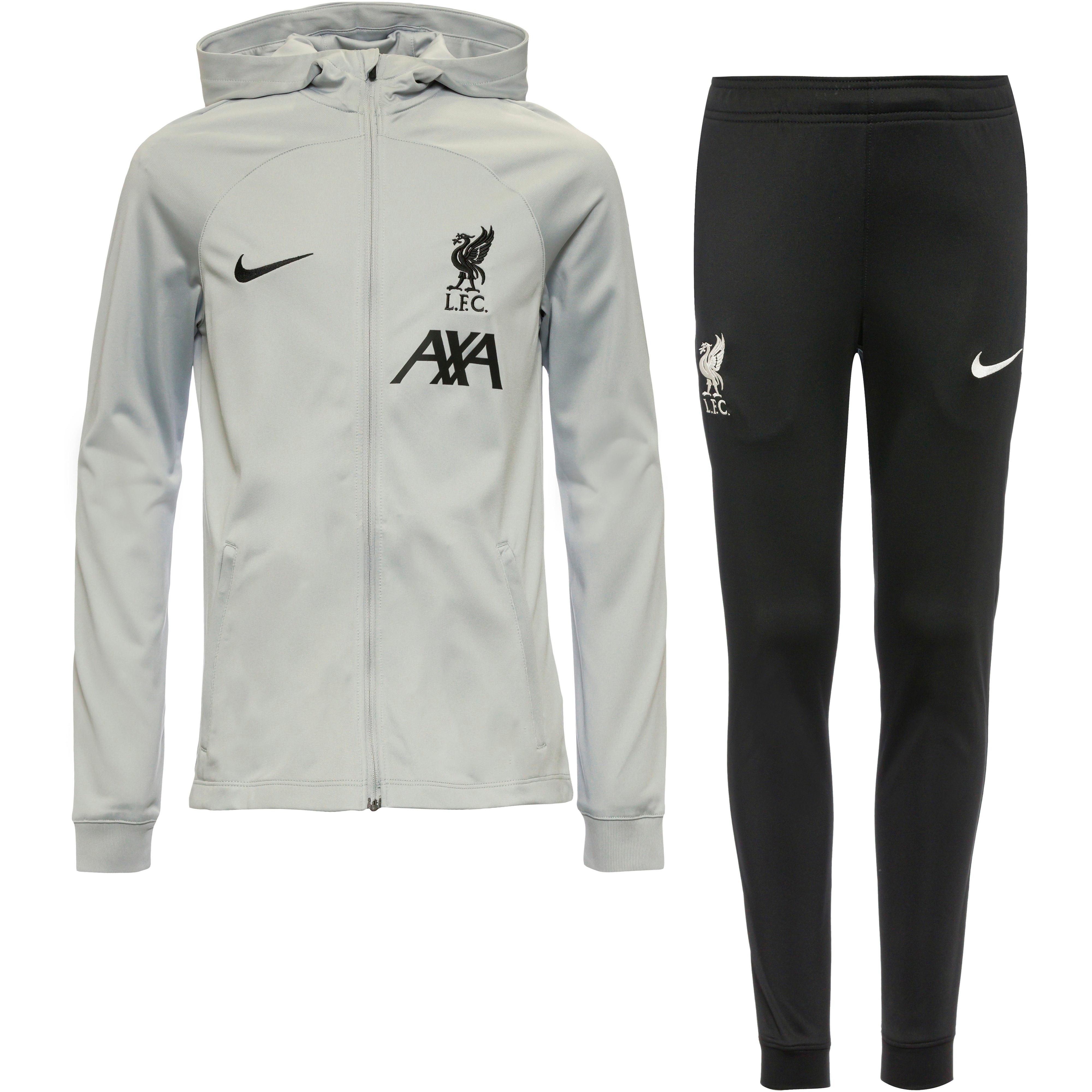 Nike Liverpool FC súprava šedo-čierna detská (bunda + nohavice) 2023-2024