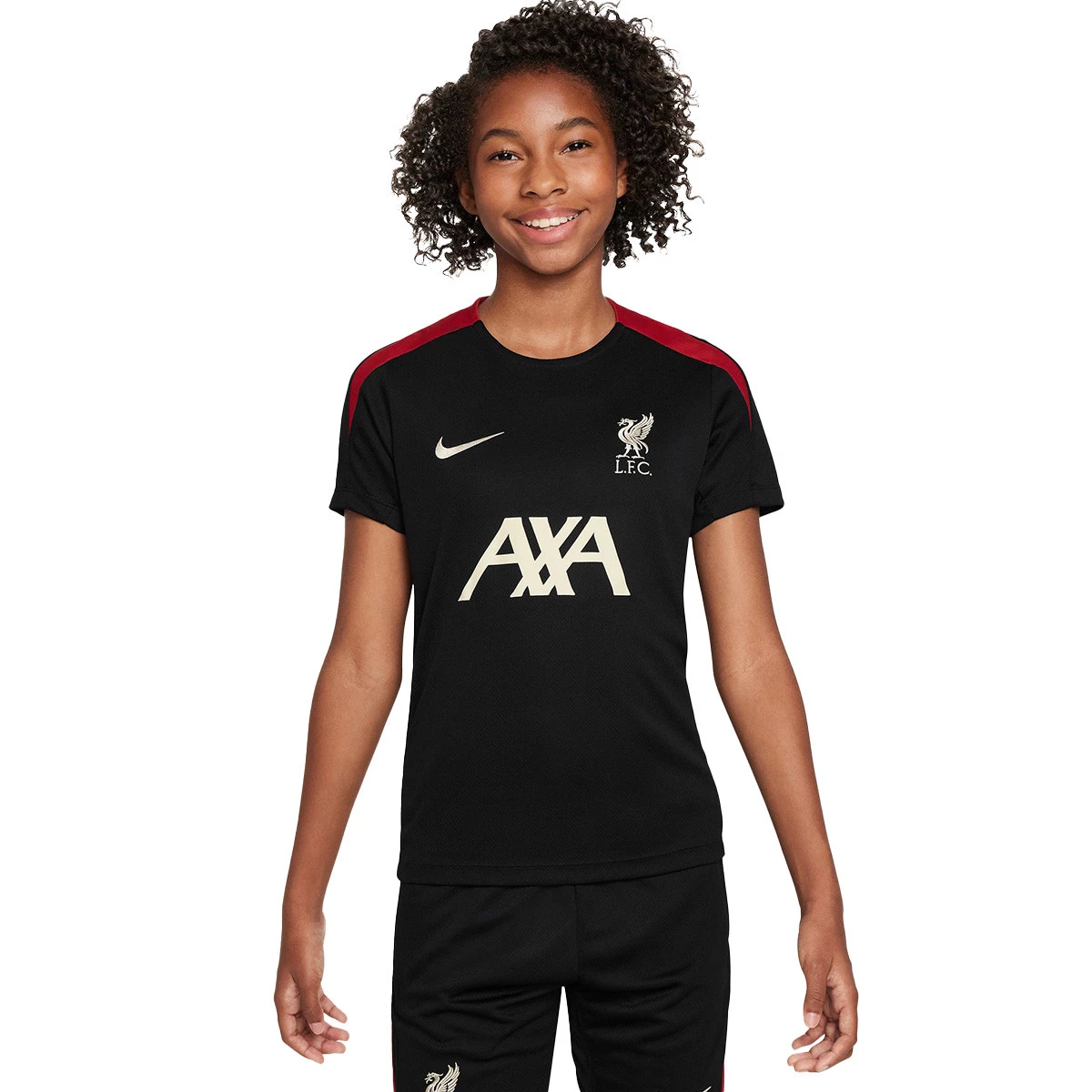 Nike Liverpool FC tréningový dres čierny detský 2024-2025