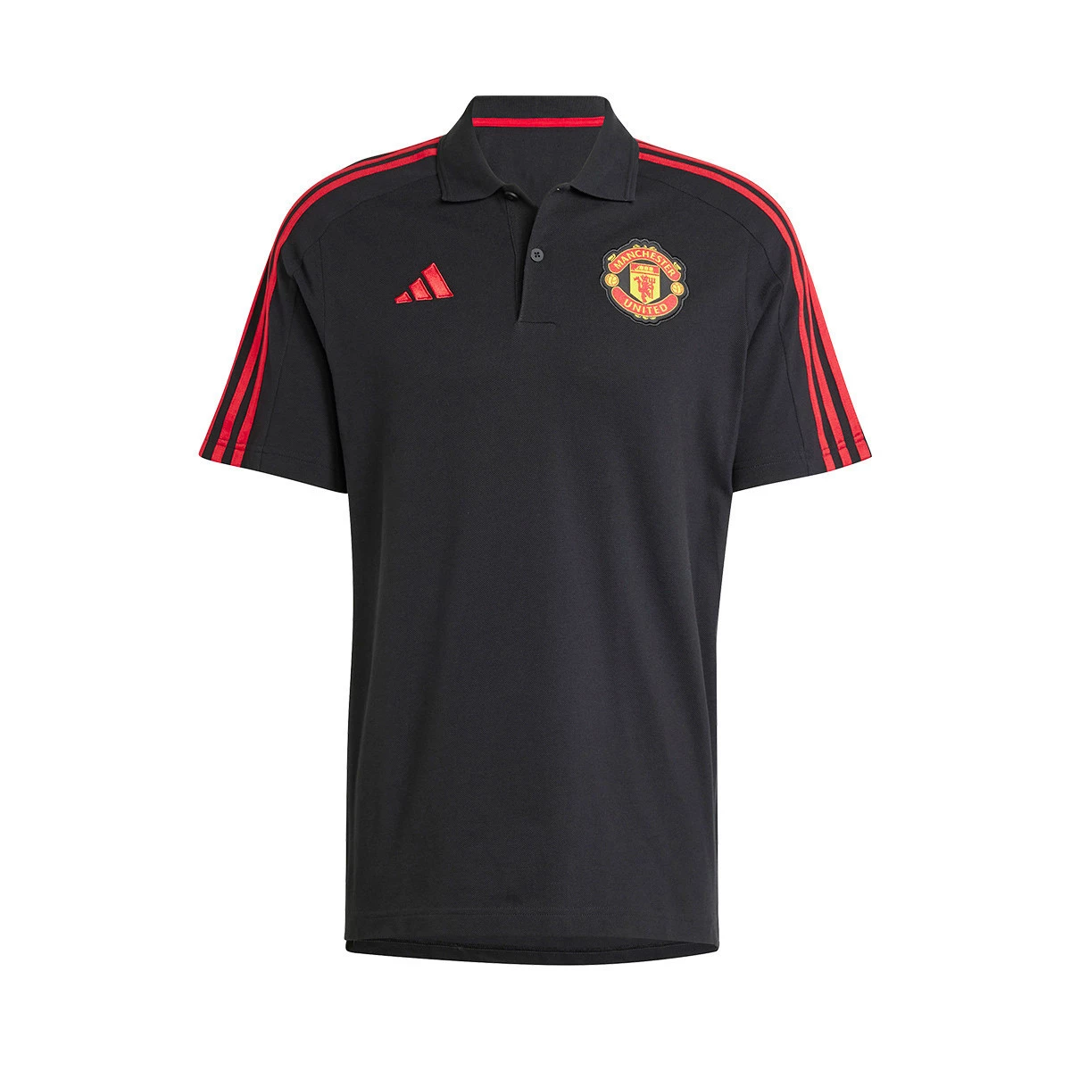 Adidas Manchester United polokošeľa čierna pánska