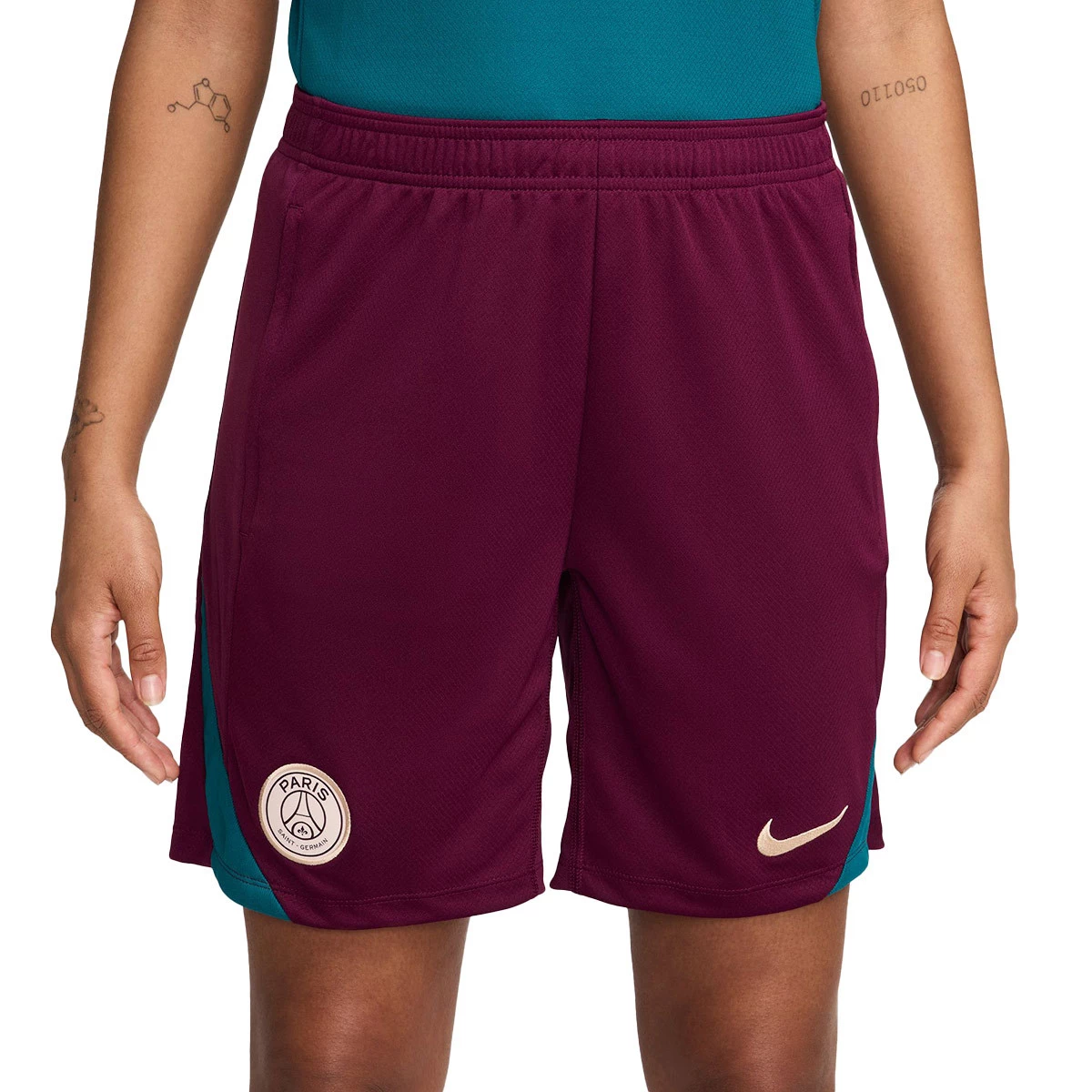 Nike Paris Saint-Germain FC - PSG tréningové kraťasy bordové pánske 2024-2025