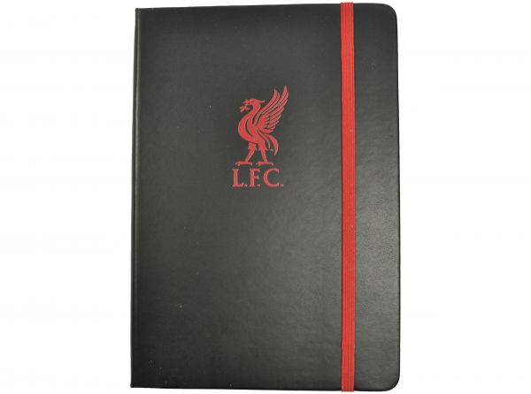 Liverpool FC notes čierny A5