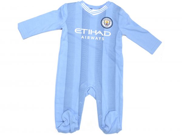 Manchester City pyžamo bledomodré pre bábätko