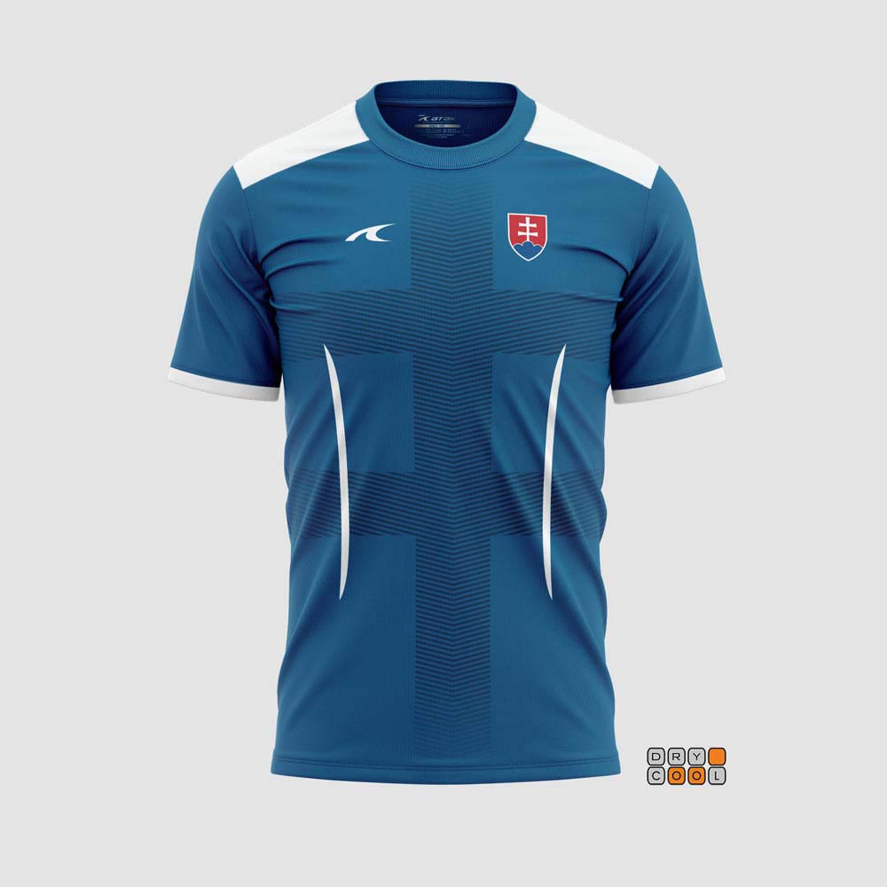 Futbalový dres Slovensko / Slovakia modrý pánsky - SKLADOM