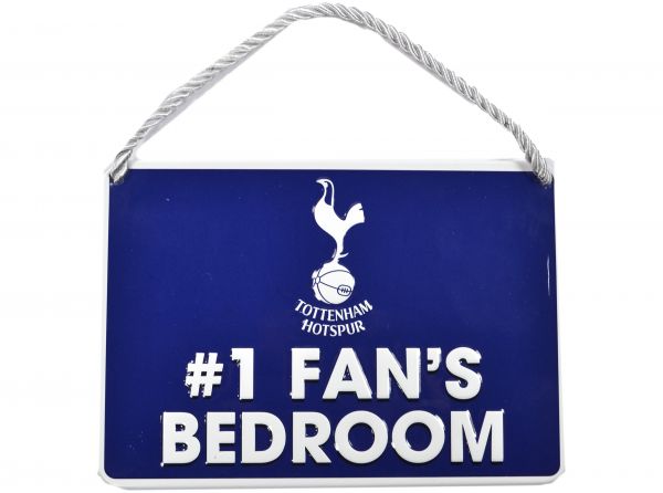 Tottenham Hotspur kovová značka na zavesenie tmavomodrá