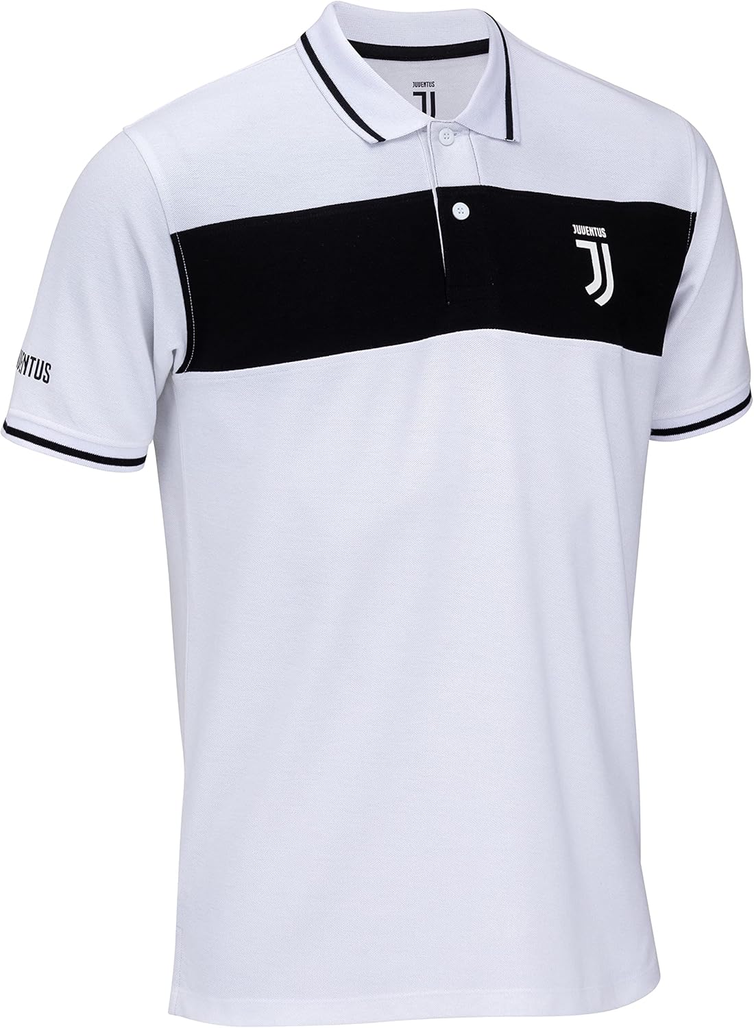 Juventus FC polokošeľa bielo-čierna pánska