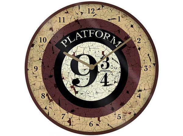 Harry Potter nástupište 9 ¾ nástenné hodiny