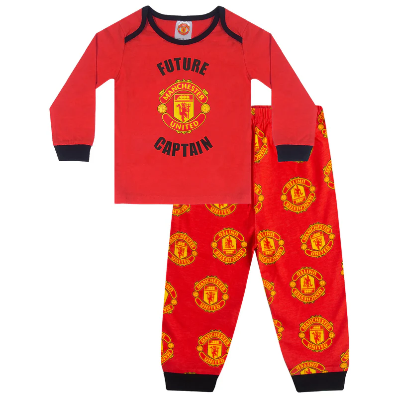 Manchester United pyžamo červené detské (menšie veľkosti)