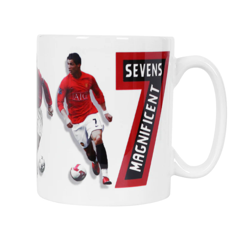 Manchester United hráčske legendy hrnček biely