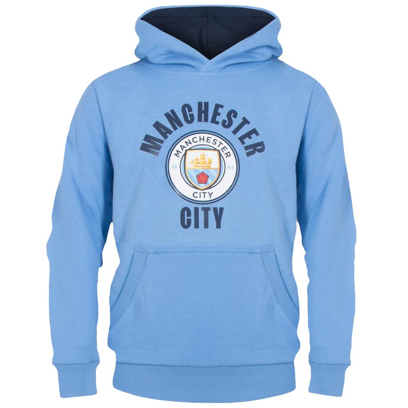 Manchester City mikina bledomodrá detská