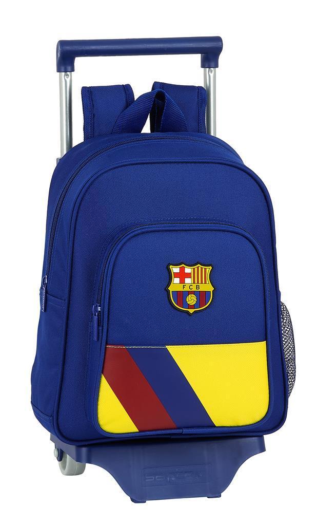 FC Barcelona ruksak / batoh modro-žltý na kolieskach