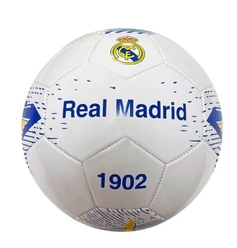Real Madrid futbalová lopta biela
