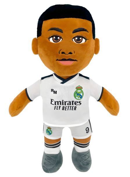 Real Madrid Kylian Mbappé plyšová figúrka
