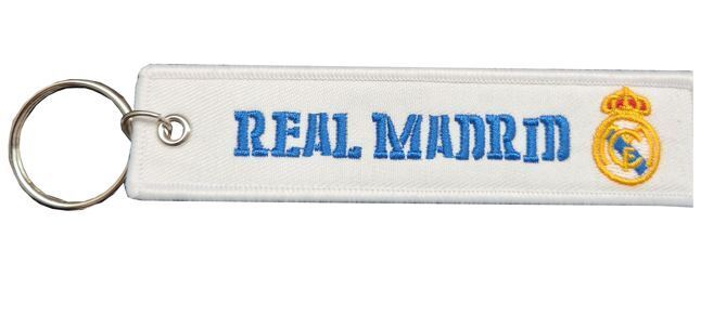 Real Madrid kľúčenka / prívesok na kľúče biely