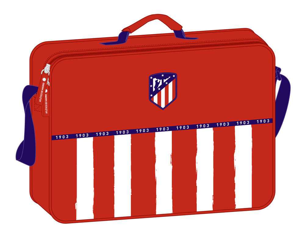 Atlético Madrid taška školská - červeno-biela