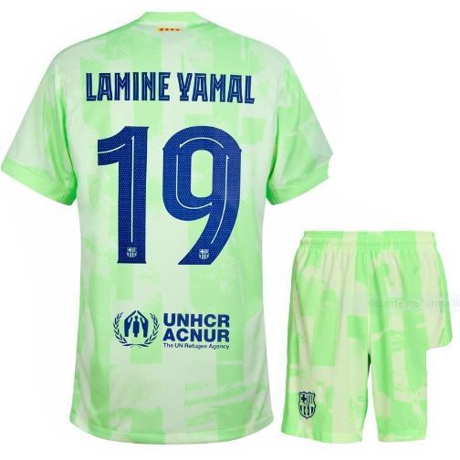 FC Barcelona LAMINE YAMAL set detský - dres + kraťasy (2024-2025) tretí - oficiálna replika - SKLADOM