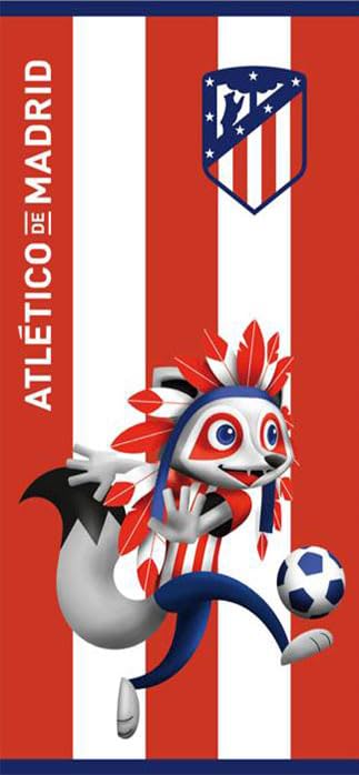 Atlético Madrid plážový uterák červeno-biely