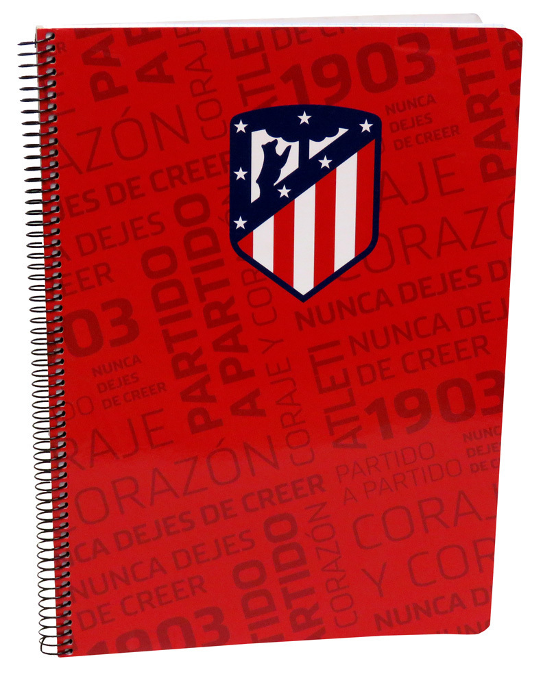 Atlético Madrid zošit, 80 listov
