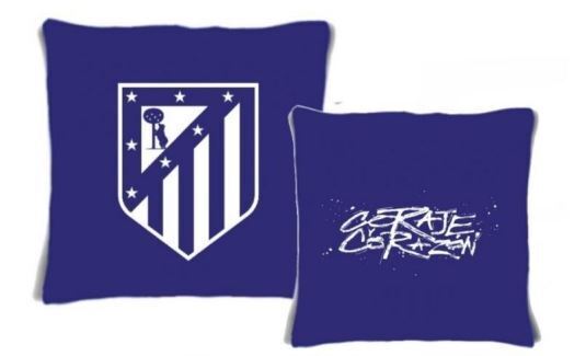 Atlético Madrid vankúš modrý