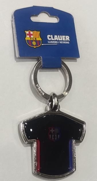 FC Barcelona prívesok na kľúče v tvare dresu