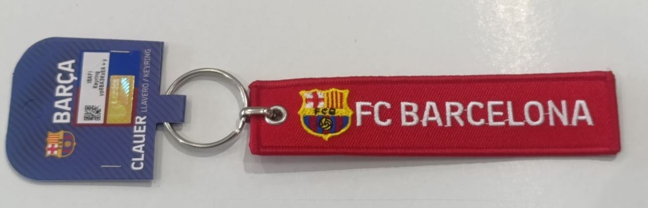 FC Barcelona prívesok na kľúče látkový