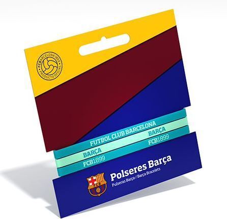 FC Barcelona náramok zeleno-modrý
