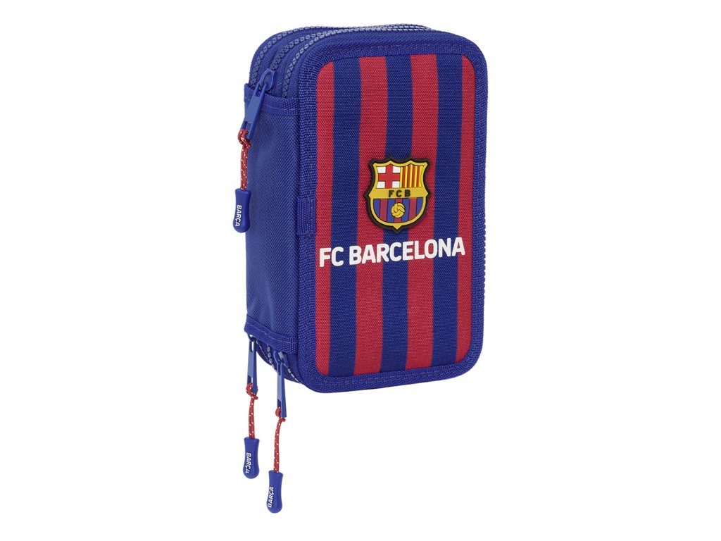 FC Barcelona peračník trojitý plnený modro-červený 
